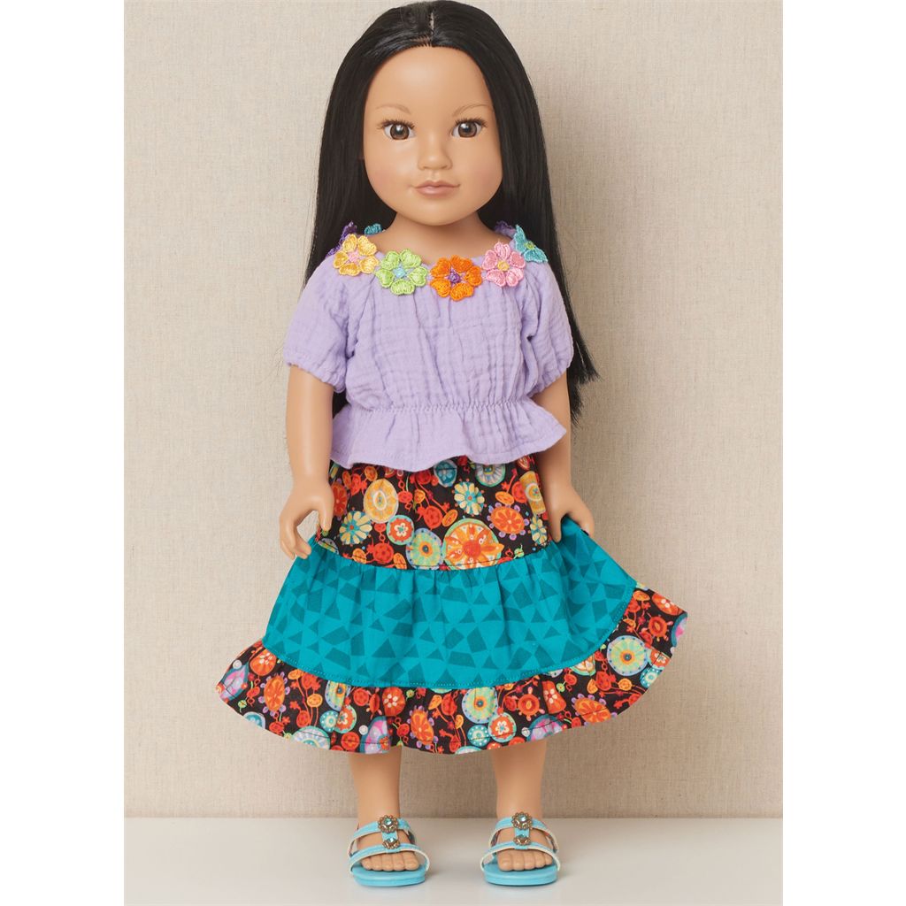 Simplicity Sewing Pattern S3092 18 Doll Clothes by Carla Reiss 3092 Image 3 From Patternsandplains.com