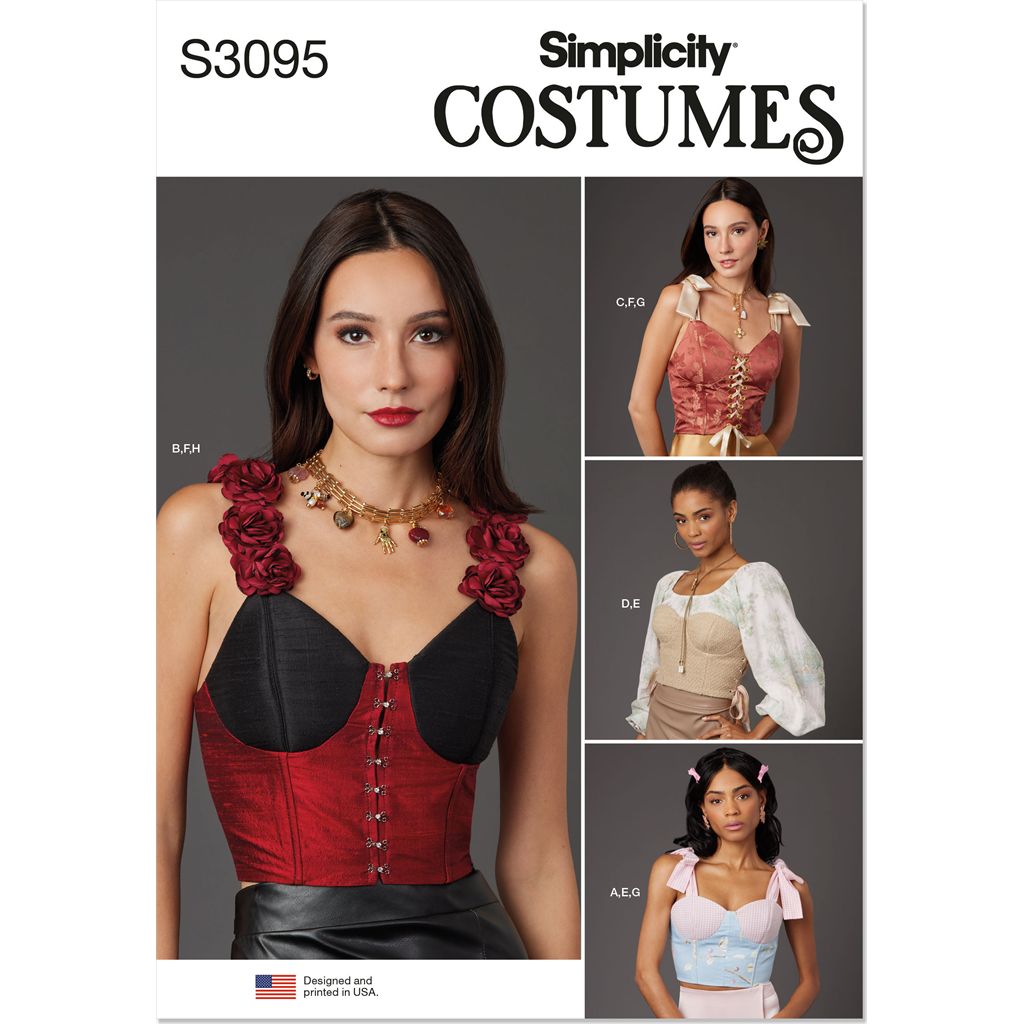 Simplicity Sewing Pattern S3095 Design Your Own Corset 3095 Image 1 From Patternsandplains.com