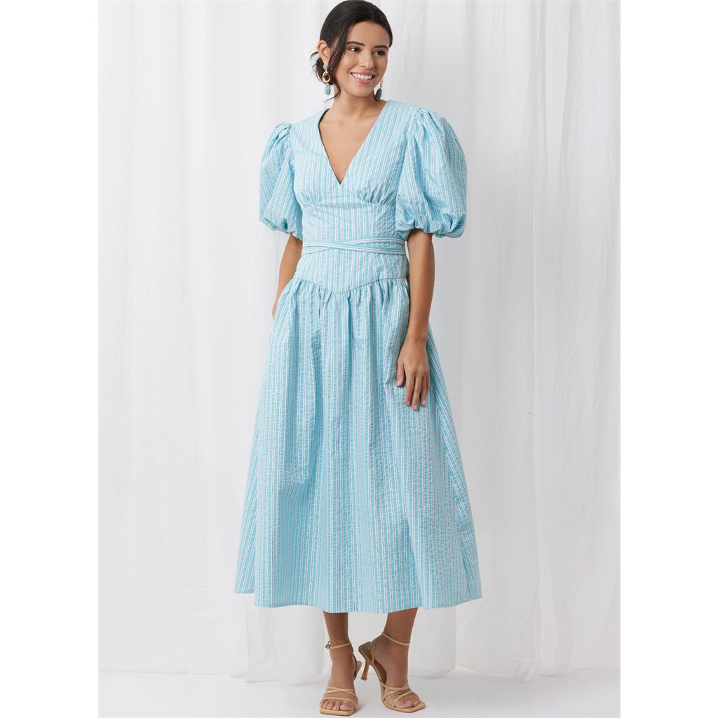 Simplicity Sewing Pattern S3096 Misses and Womens Dress with Length and Sleeve Variations 3096 Image 2 From Patternsandplains.com