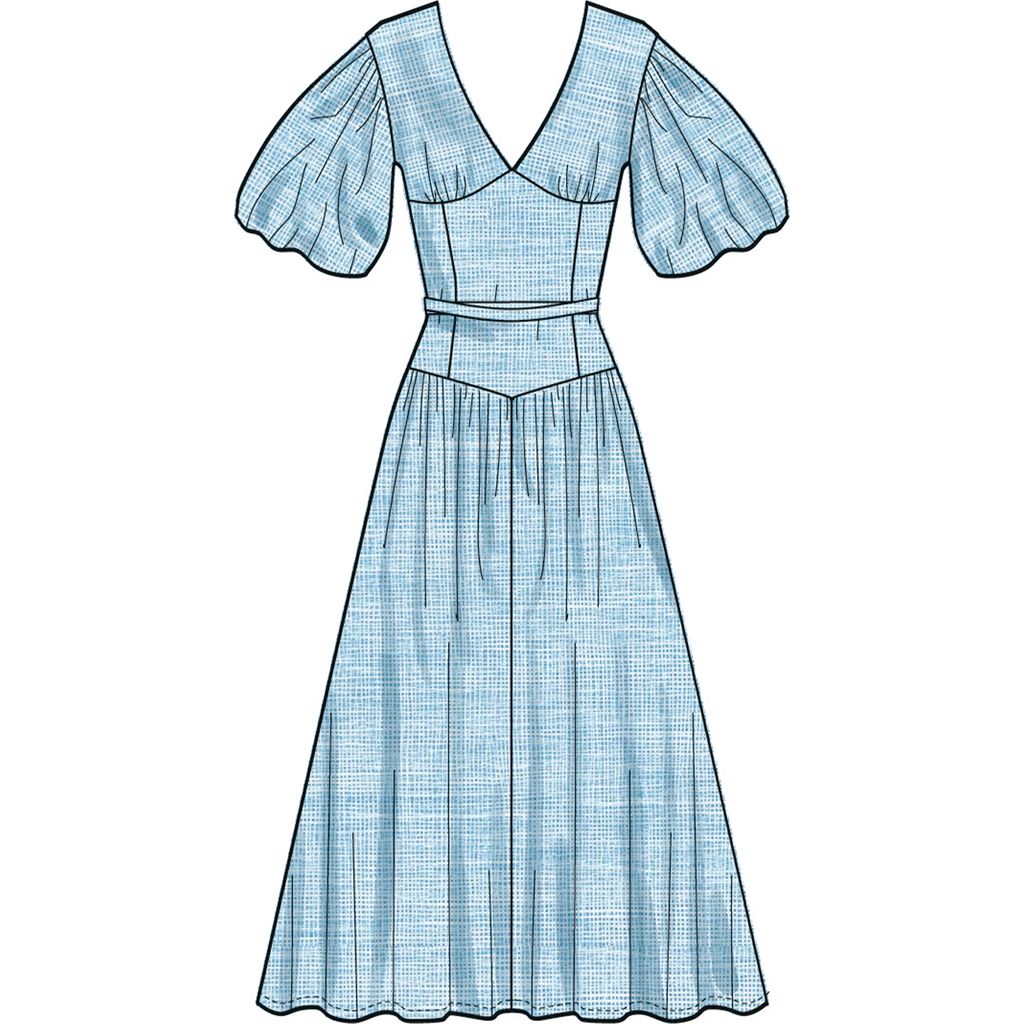 Simplicity Sewing Pattern S3096 Misses and Womens Dress with Length and Sleeve Variations 3096 Image 4 From Patternsandplains.com