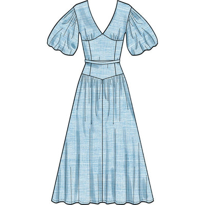 Simplicity Sewing Pattern S3096 Misses and Womens Dress with Length and Sleeve Variations 3096 Image 4 From Patternsandplains.com