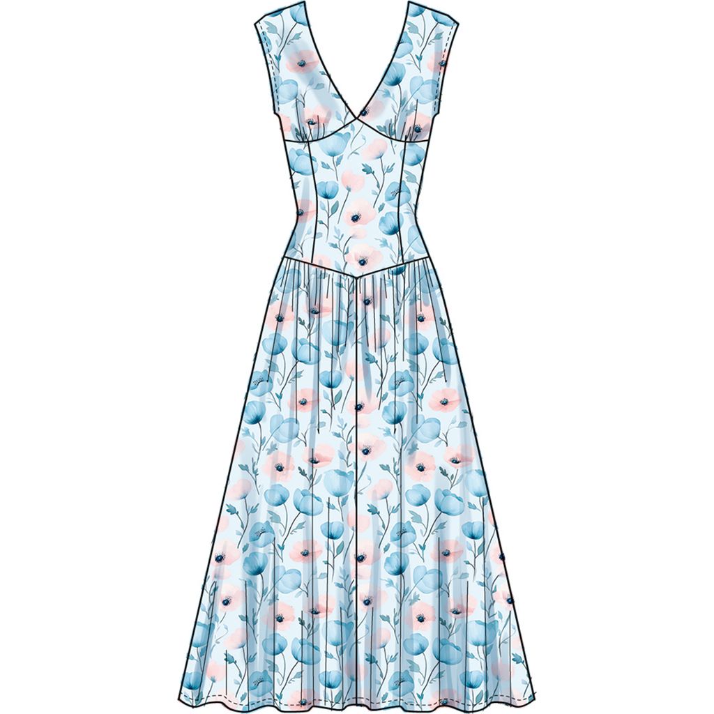 Simplicity Sewing Pattern S3096 Misses and Womens Dress with Length and Sleeve Variations 3096 Image 5 From Patternsandplains.com