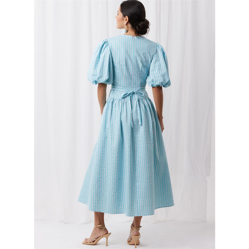 Simplicity Sewing Pattern S3096 Misses and Womens Dress with Length and Sleeve Variations 3096 Image 6 From Patternsandplains.com