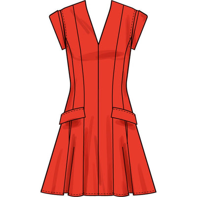 Simplicity Sewing Pattern S3097 Misses Dress with Length and Sleeve Variations 3097 Image 3 From Patternsandplains.com