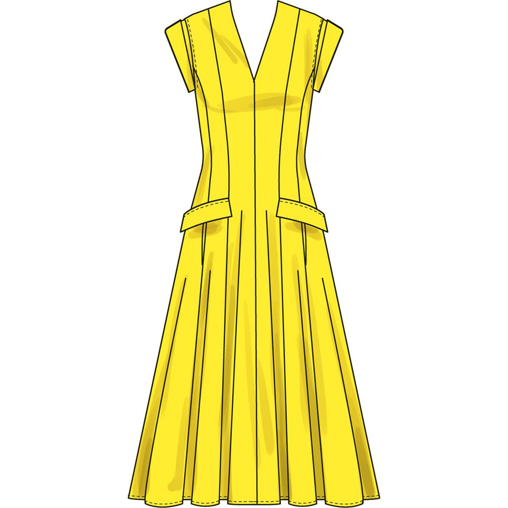 Simplicity Sewing Pattern S3097 Misses Dress with Length and Sleeve Variations 3097 Image 4 From Patternsandplains.com