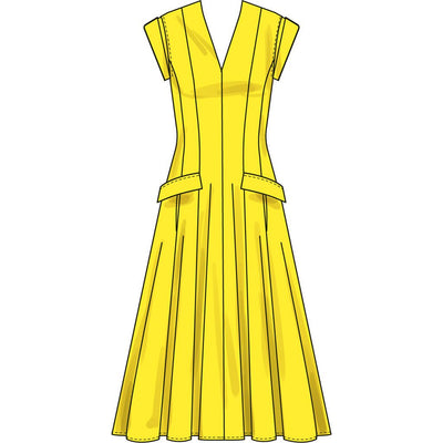 Simplicity Sewing Pattern S3097 Misses Dress with Length and Sleeve Variations 3097 Image 4 From Patternsandplains.com