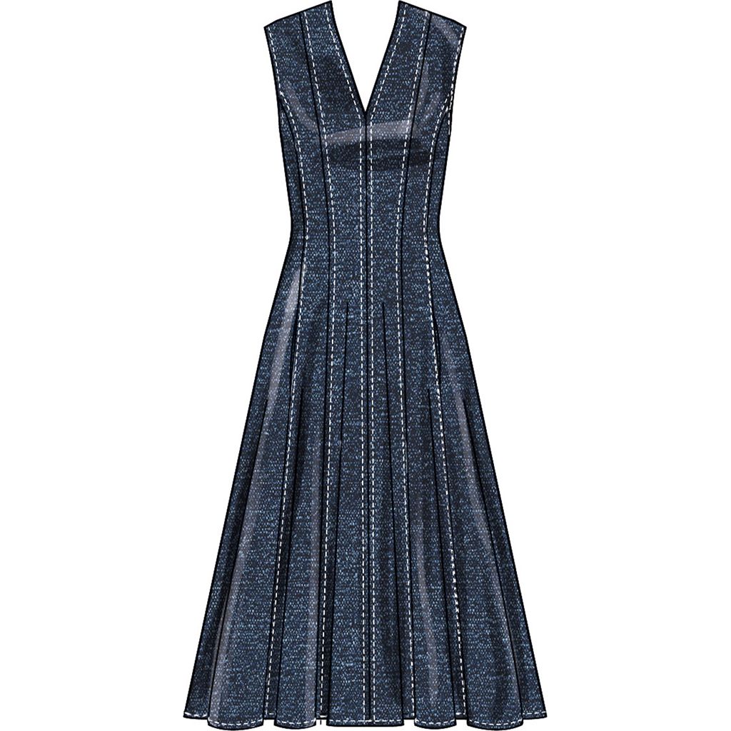 Simplicity Sewing Pattern S3097 Misses Dress with Length and Sleeve Variations 3097 Image 5 From Patternsandplains.com