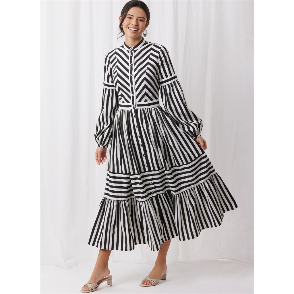 Simplicity Sewing Pattern S3098 Misses Dress with Sleeve and Length Variations 3098 Image 2 From Patternsandplains.com