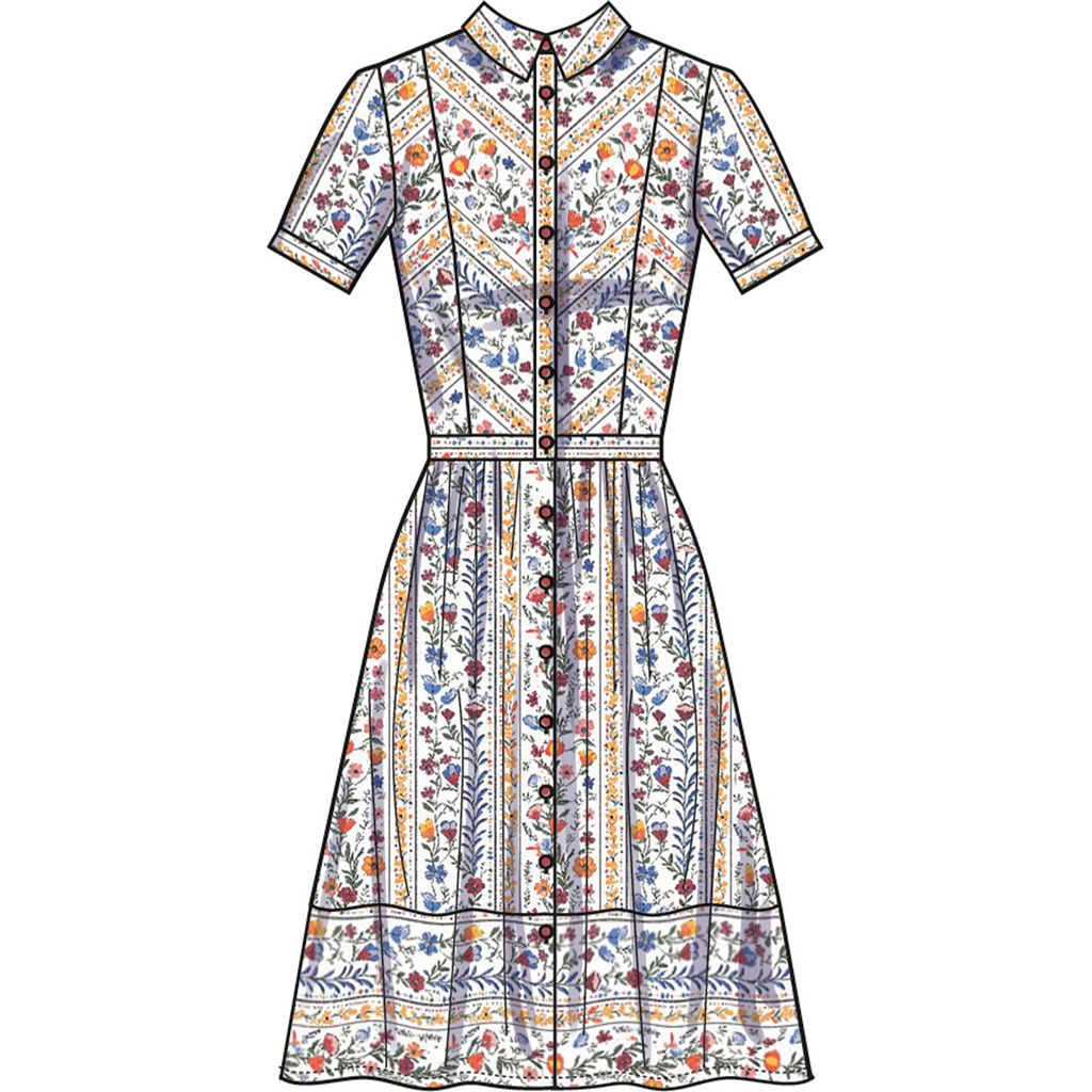 Simplicity Sewing Pattern S3098 Misses Dress with Sleeve and Length Variations 3098 Image 3 From Patternsandplains.com