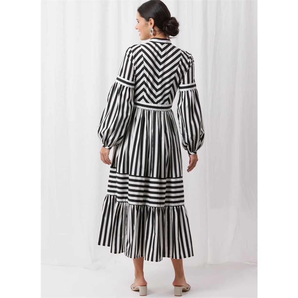 simplicity long sleeve dress pattern S8983 | Simplicity Sewing Pattern Misses' Dresses with Sleeve Variation