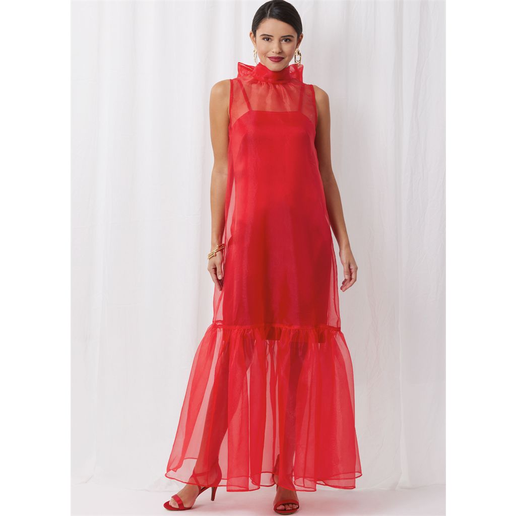 Simplicity Sewing Pattern S3100 Misses Special Occasion Dress and Slip 3100 Image 2 From Patternsandplains.com