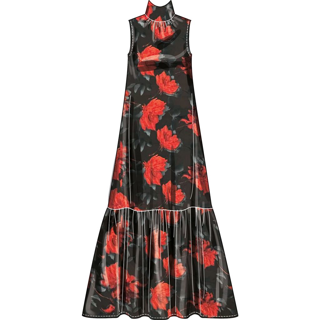 Simplicity Sewing Pattern S3100 Misses Special Occasion Dress and Slip 3100 Image 4 From Patternsandplains.com