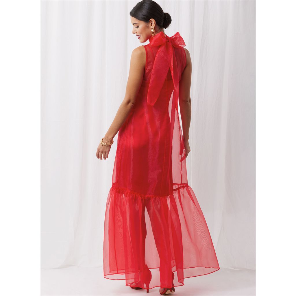 Simplicity Sewing Pattern S3100 Misses Special Occasion Dress and Slip 3100 Image 6 From Patternsandplains.com