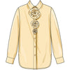 Simplicity Sewing Pattern S3101 Misses Shirt with Detachable 3D Flowers 3101 Image 5 From Patternsandplains.com