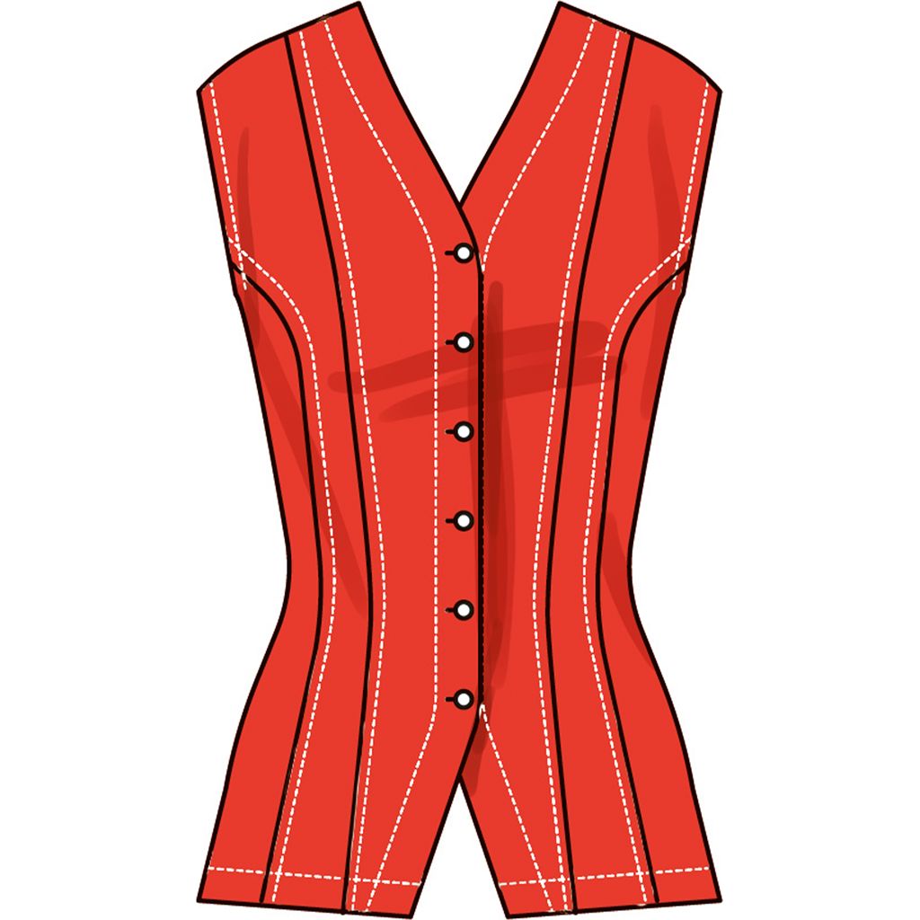 Simplicity Sewing Pattern S3102 Misses Shirt with Sleeve Variations 3102 Image 3 From Patternsandplains.com