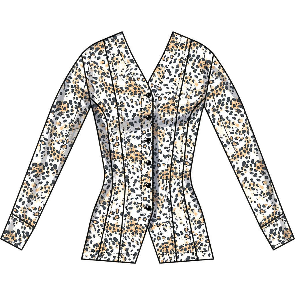 Simplicity Sewing Pattern S3102 Misses Shirt with Sleeve Variations 3102 Image 5 From Patternsandplains.com