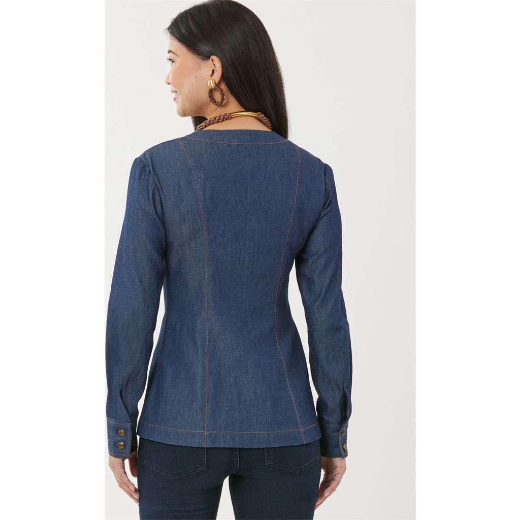 Simplicity Sewing Pattern S3102 Misses Shirt with Sleeve Variations 3102 Image 7 From Patternsandplains.com