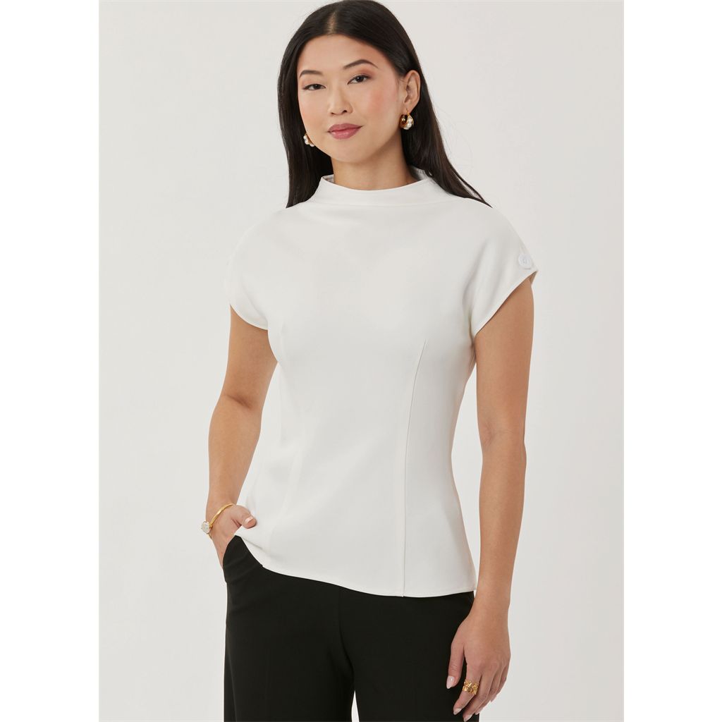 Simplicity Sewing Pattern S3103 Misses Top with Sleeve Variations 3103 Image 2 From Patternsandplains.com