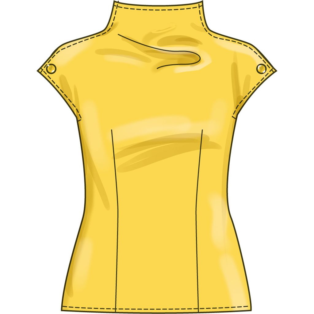 Simplicity Sewing Pattern S3103 Misses Top with Sleeve Variations 3103 Image 4 From Patternsandplains.com