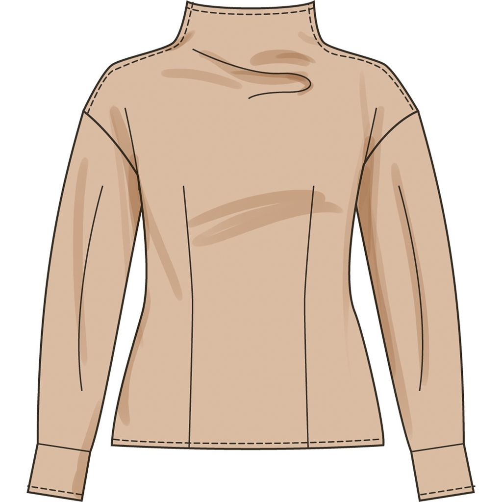 Simplicity Sewing Pattern S3103 Misses Top with Sleeve Variations 3103 Image 5 From Patternsandplains.com