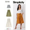 Simplicity Sewing Pattern S3106 Misses Shorts and Pants with Tie Belt 3106 Image 1 From Patternsandplains.com