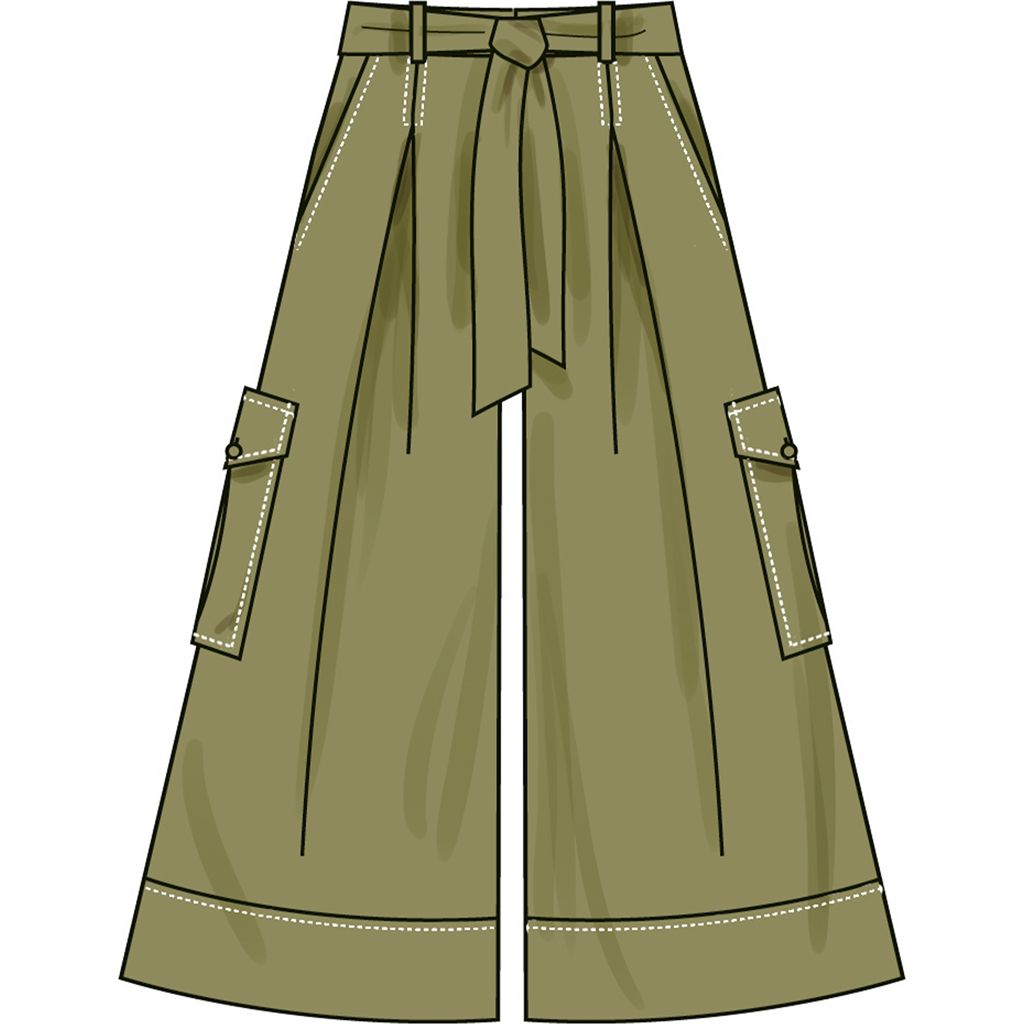 Simplicity Sewing Pattern S3106 Misses Shorts and Pants with Tie Belt 3106 Image 4 From Patternsandplains.com