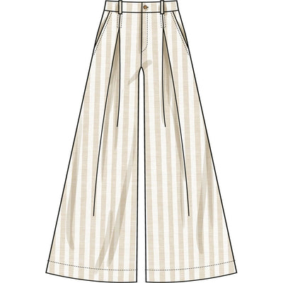 Simplicity Sewing Pattern S3106 Misses Shorts and Pants with Tie Belt 3106 Image 5 From Patternsandplains.com