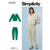 Simplicity Sewing Pattern S3107 Misses Jacket and Pants 3107 Image 1 From Patternsandplains.com