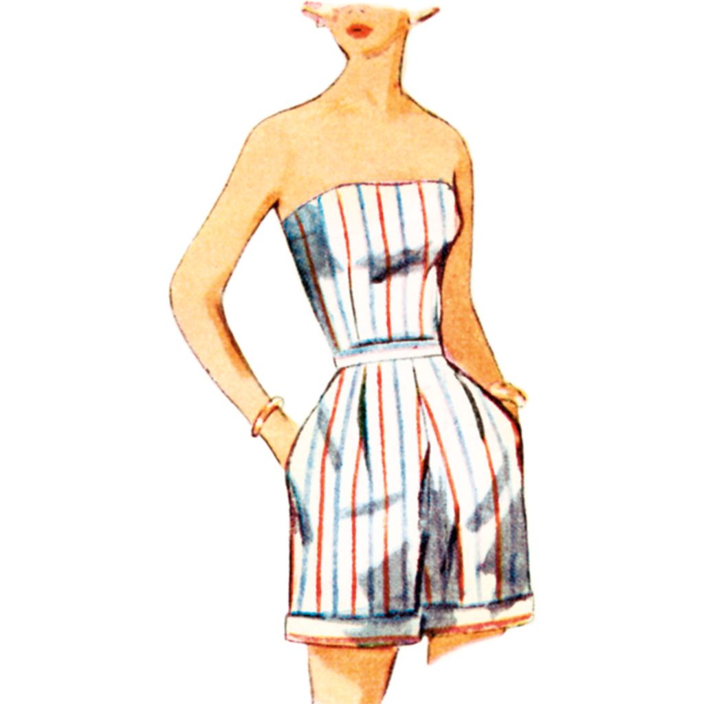 Simplicity Sewing Pattern S3115 Misses Two Piece Play Suit in Two Lengths and Skirt 3115 Image 3 From Patternsandplains.com