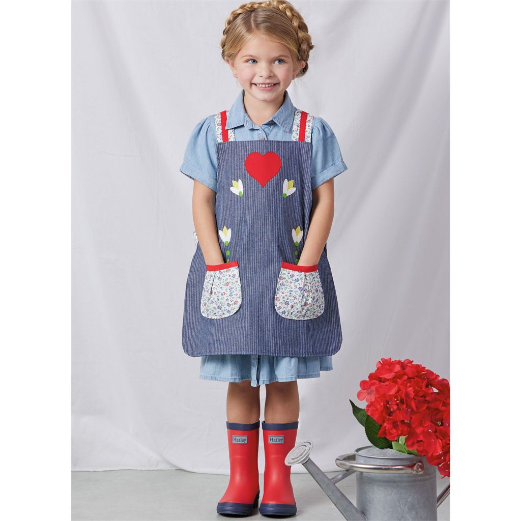 Simplicity Sewing Pattern S3119 Children and Misses Aprons and Kitchen Accessories 3119 Image 5 From Patternsandplains.com