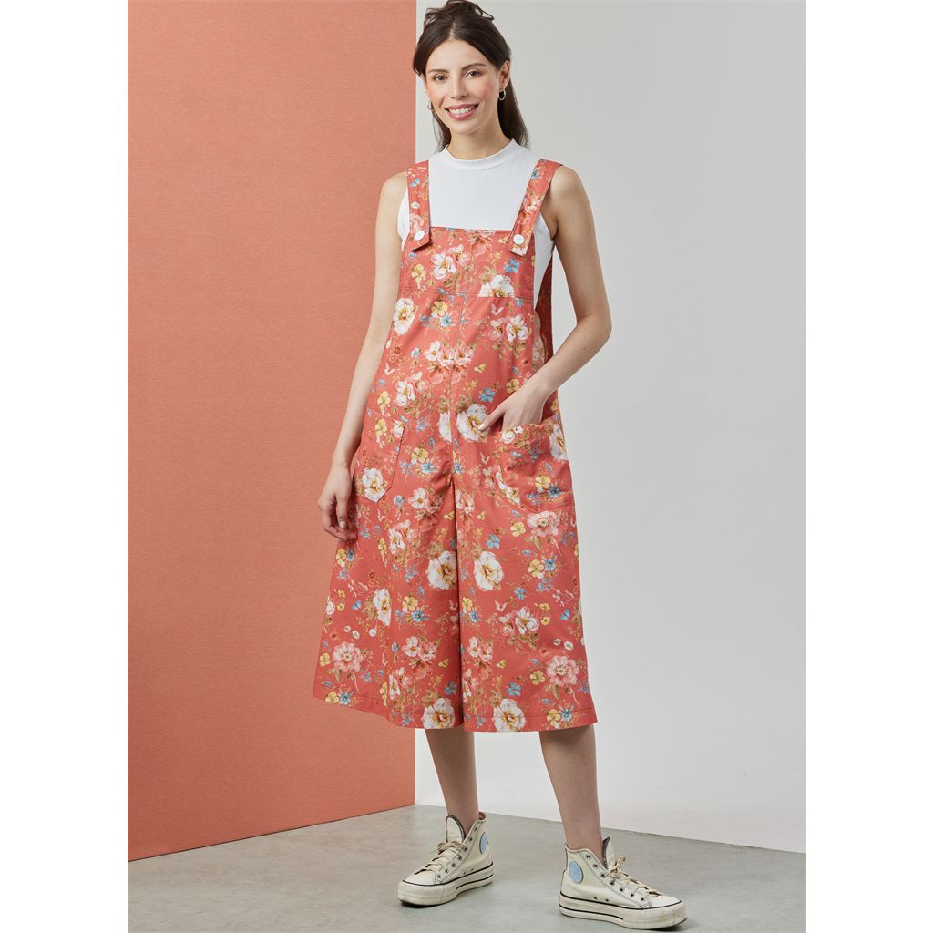 Simplicity Sewing Pattern S3125 Misses Knit Tops Overalls and Pinafore (Jumper) by Elaine Heigl Designs 3125 Image 2 From Patternsandplains.com