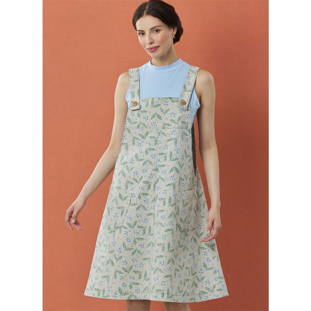 Simplicity Sewing Pattern S3125 Misses Knit Tops Overalls and Pinafore (Jumper) by Elaine Heigl Designs 3125 Image 3 From Patternsandplains.com