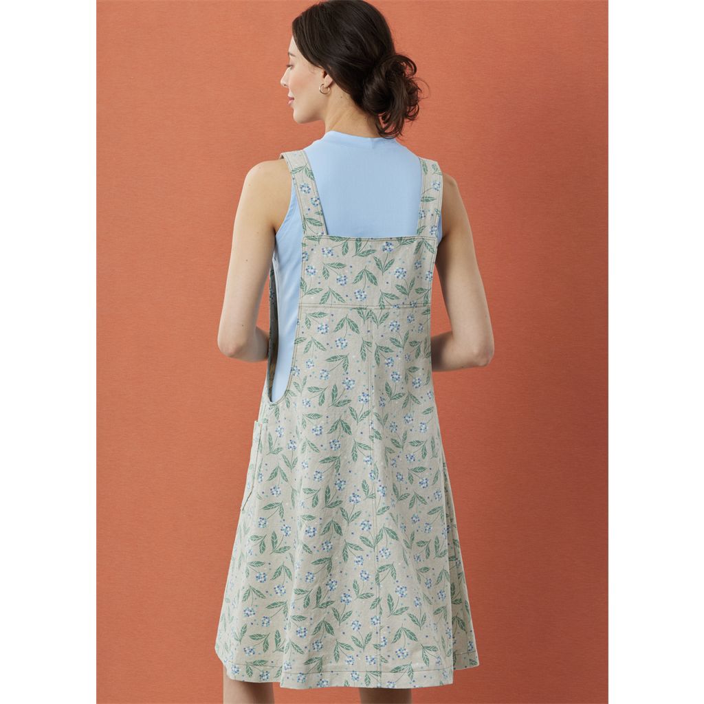 Simplicity Sewing Pattern S3125 Misses Knit Tops Overalls and Pinafore (Jumper) by Elaine Heigl Designs 3125 Image 8 From Patternsandplains.com