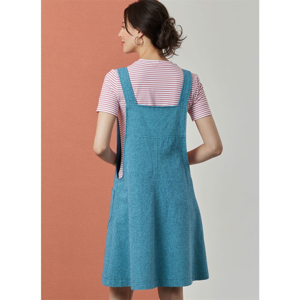 Simplicity Sewing Pattern S3125 Misses Knit Tops Overalls and Pinafore (Jumper) by Elaine Heigl Designs 3125 Image 9 From Patternsandplains.com
