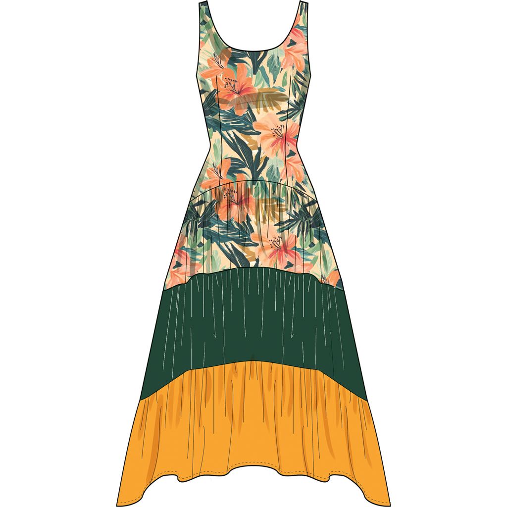 Simplicity Sewing Pattern S3129 Misses Dresses with Petite Lines 3129 Image 5 From Patternsandplains.com