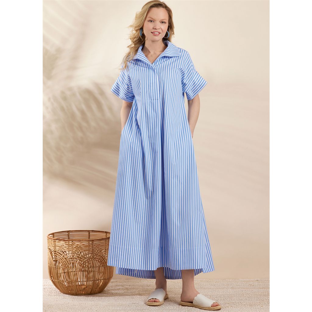 Simplicity Sewing Pattern S3130 Misses Collared Dress in Three Lengths 3130 Image 2 From Patternsandplains.com