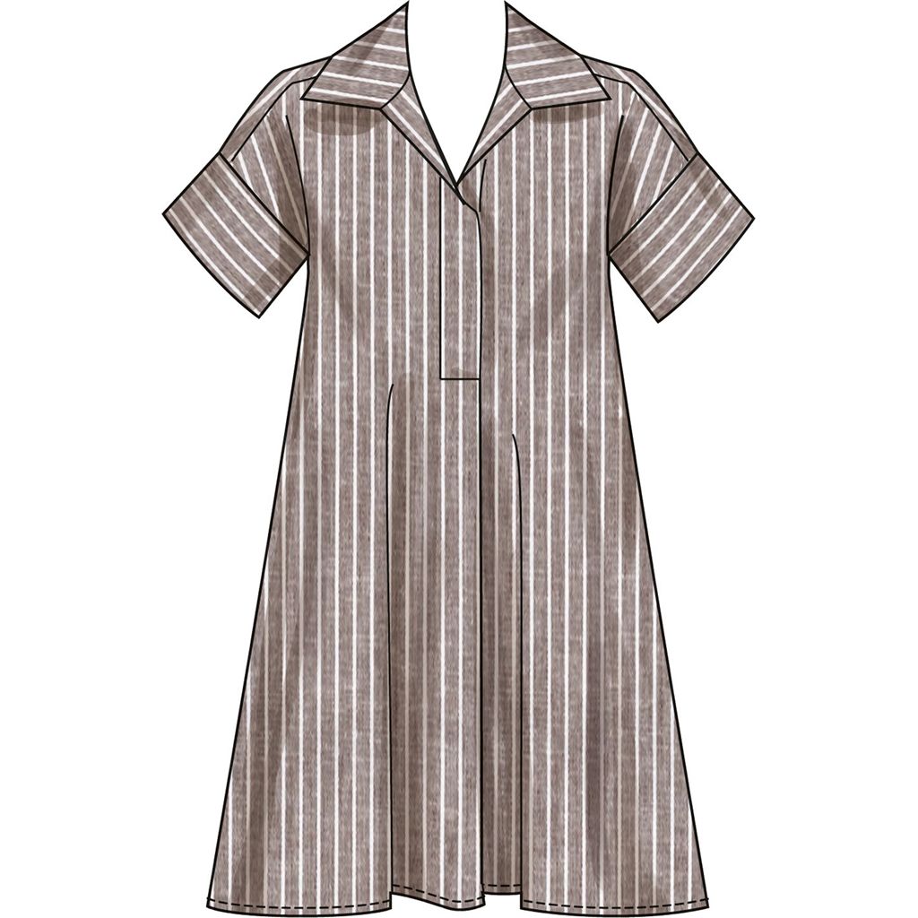 Simplicity Sewing Pattern S3130 Misses Collared Dress in Three Lengths 3130 Image 3 From Patternsandplains.com