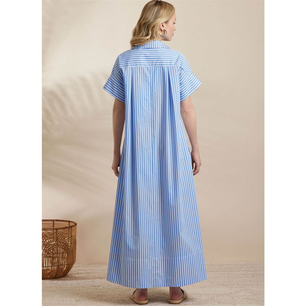 Simplicity Sewing Pattern S3130 Misses Collared Dress in Three Lengths 3130 Image 6 From Patternsandplains.com