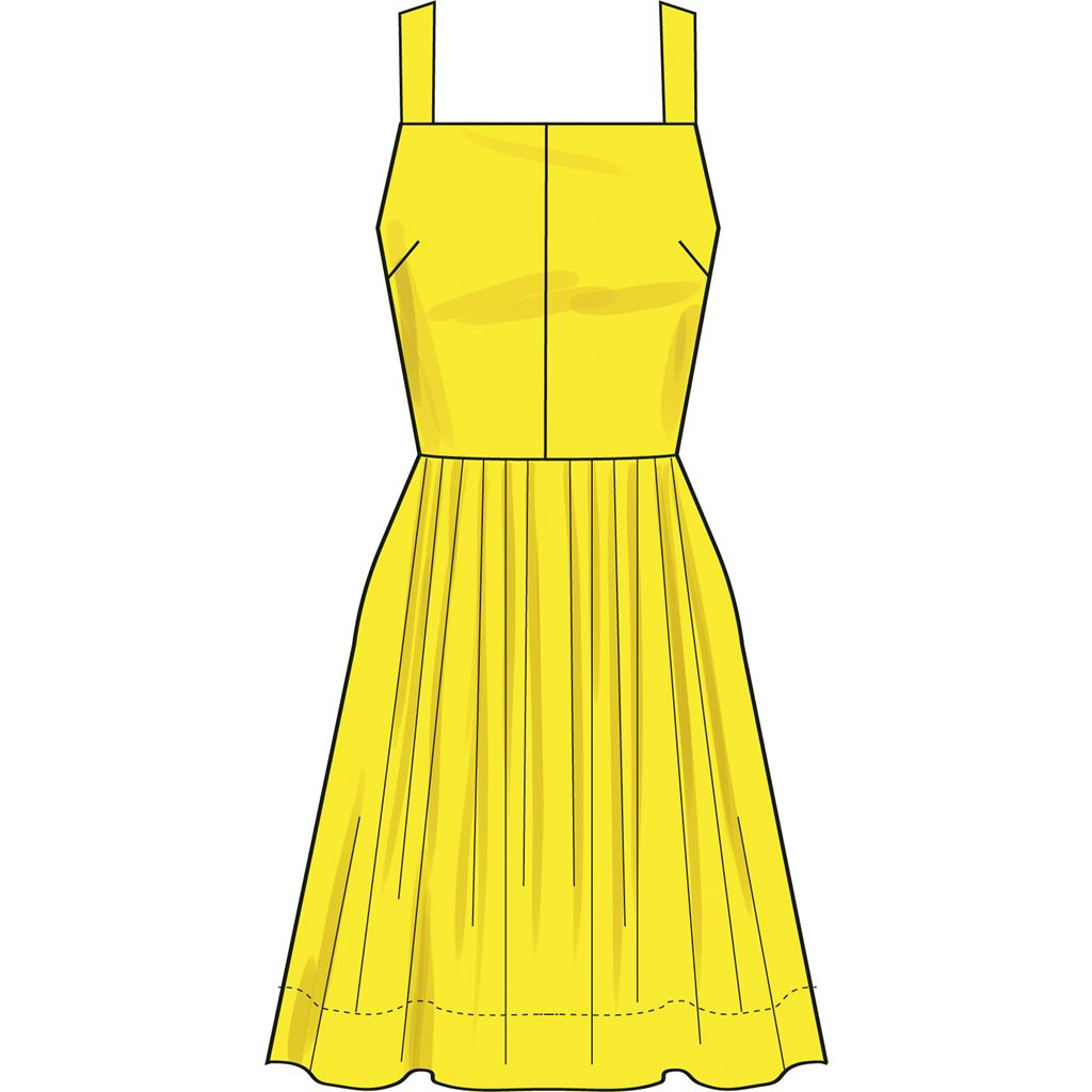 Simplicity Sewing Pattern S3131 Misses and Womens Dress in Three Lengths 3131 Image 3 From Patternsandplains.com