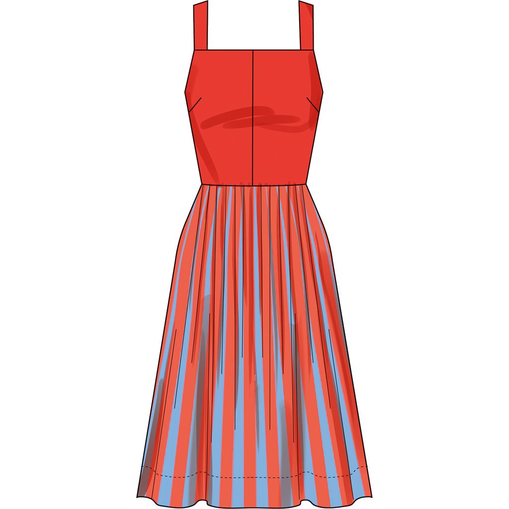 Simplicity Sewing Pattern S3131 Misses and Womens Dress in Three Lengths 3131 Image 4 From Patternsandplains.com