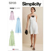 Simplicity Sewing Pattern S3133 Misses Halter Dress in Two Lengths 3133 Image 1 From Patternsandplains.com