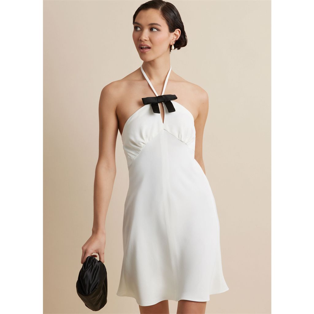 Simplicity Sewing Pattern S3133 Misses Halter Dress in Two Lengths 3133 Image 2 From Patternsandplains.com