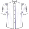 Simplicity Sewing Pattern S3134 Misses Ruffled Button Front Top with Sleeve Variations 3134 Image 5 From Patternsandplains.com