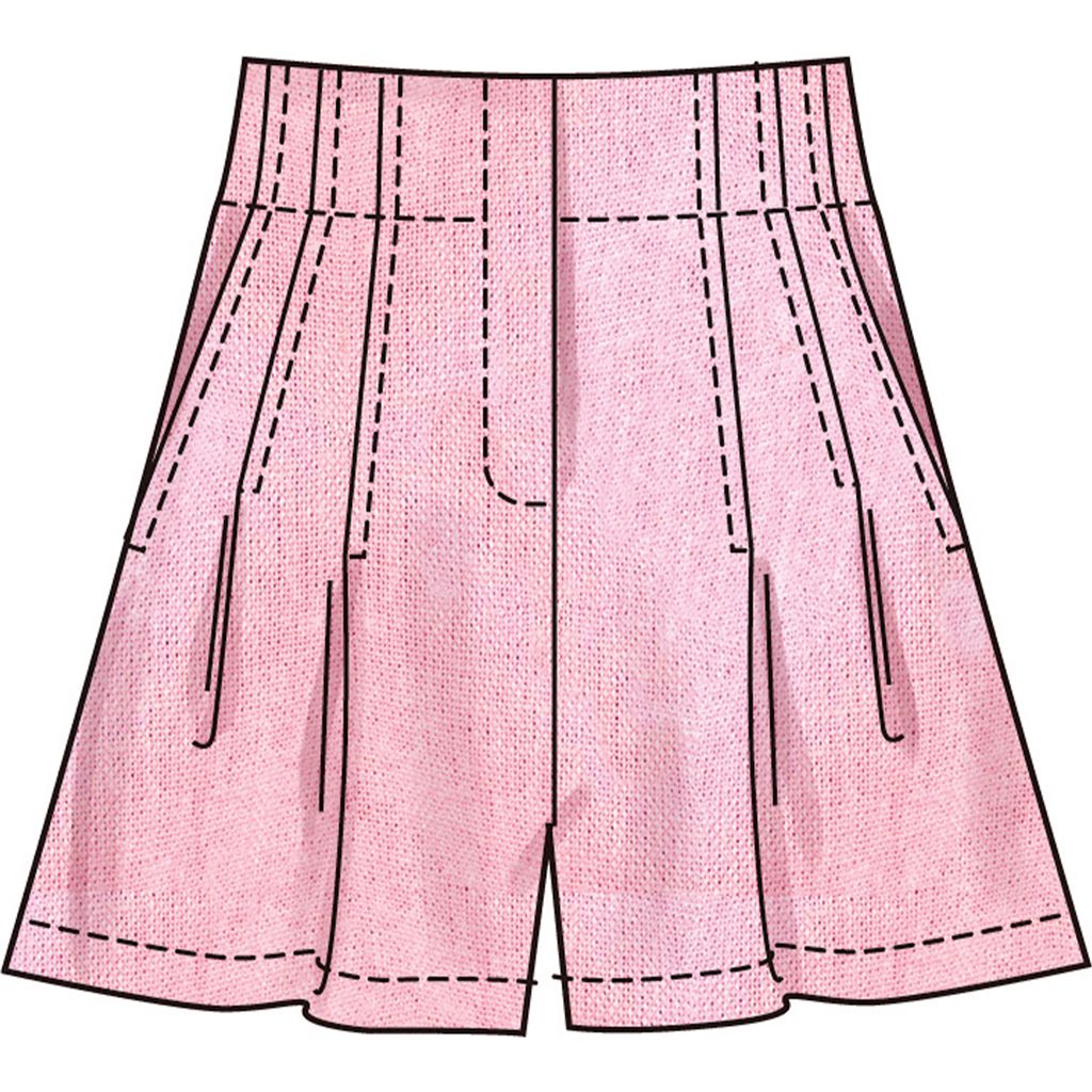 Simplicity Sewing Pattern S3137 Misses Pleated Shorts and Pants in Two Lengths 3137 Image 3 From Patternsandplains.com