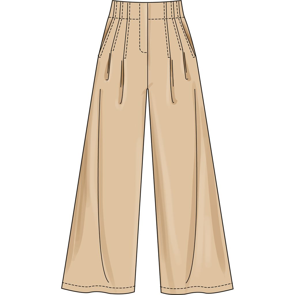 Simplicity Sewing Pattern S3137 Misses Pleated Shorts and Pants in Two Lengths 3137 Image 5 From Patternsandplains.com