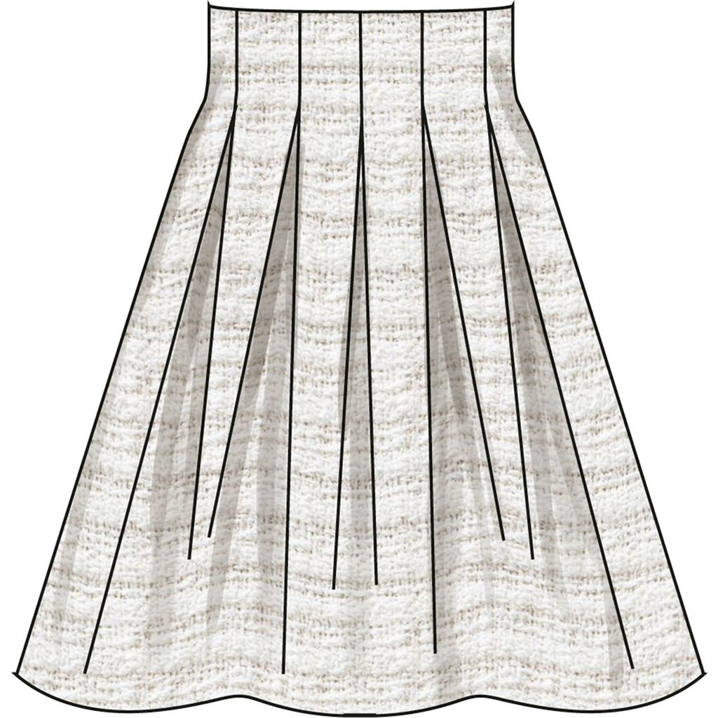 Simplicity Sewing Pattern S3139 Misses Pleated Skirt in Two Lengths and Belt 3139 Image 3 From Patternsandplains.com