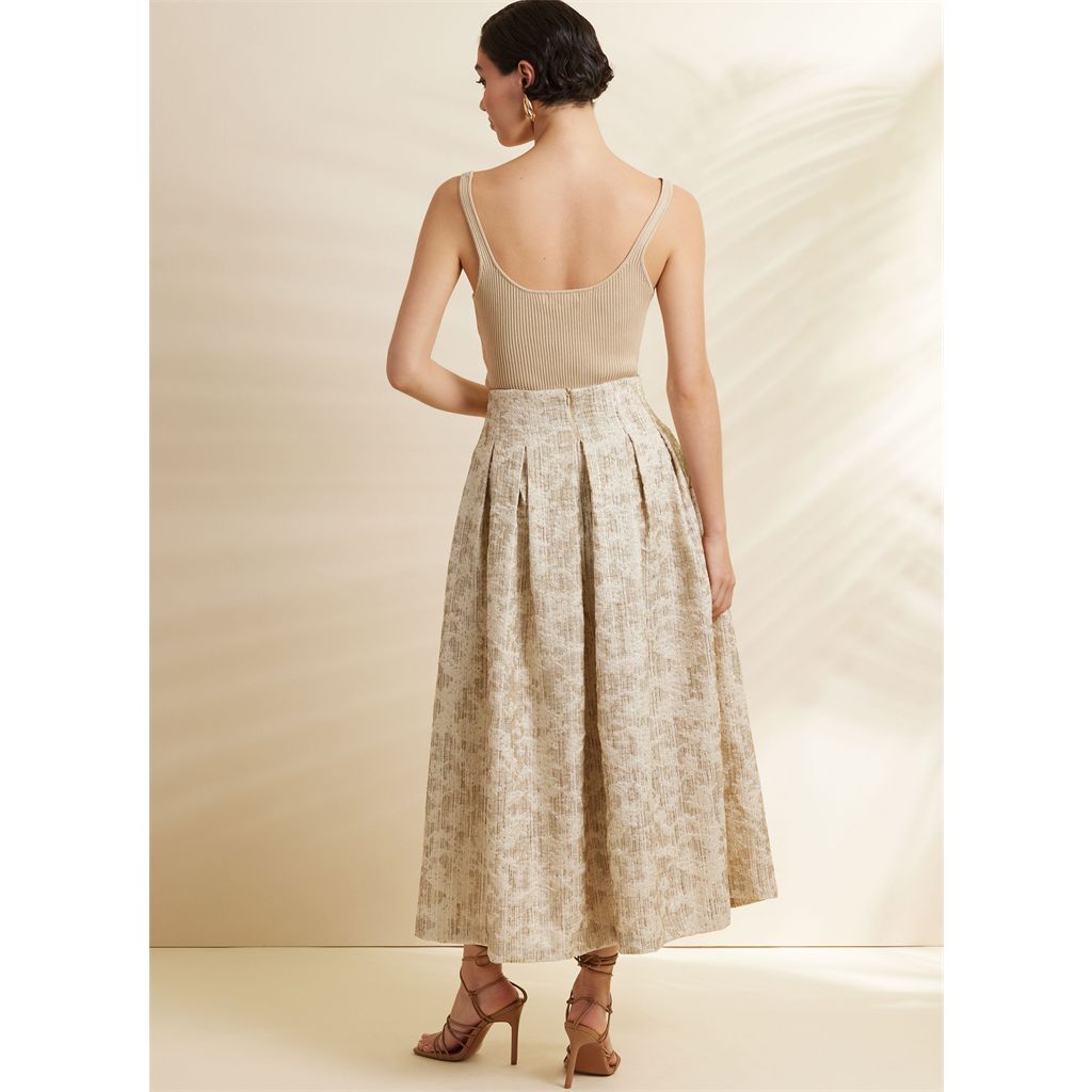 Simplicity Sewing Pattern S3139 Misses Pleated Skirt in Two Lengths and Belt 3139 Image 6 From Patternsandplains.com