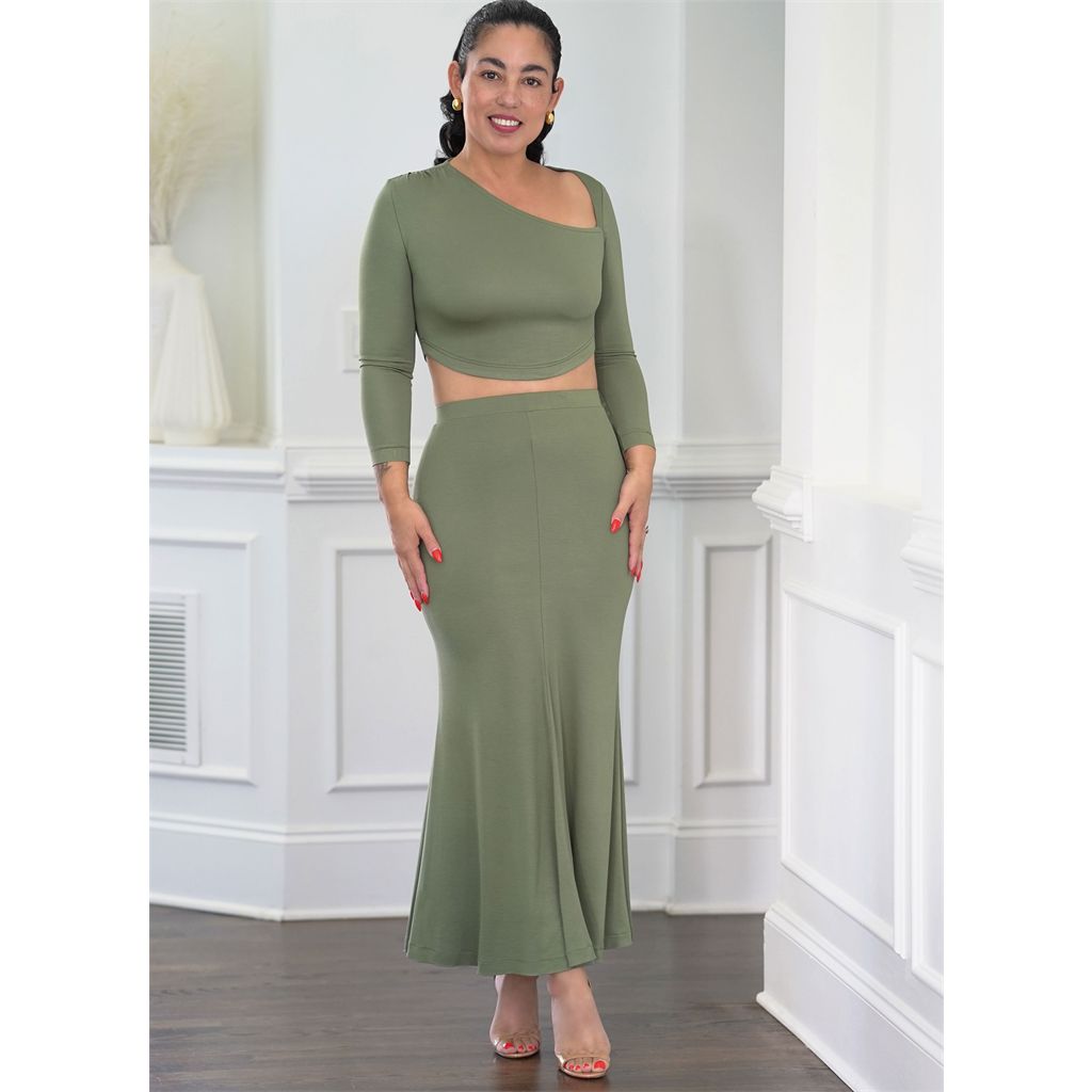 Simplicity Sewing Pattern S3140 Misses Knit Top and Skirt by Mimi G Style 3140 Image 3 From Patternsandplains.com