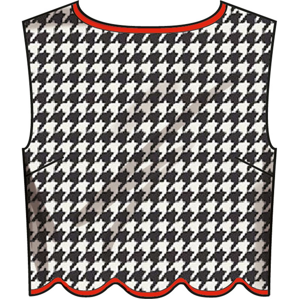 Simplicity Sewing Pattern S3141 Misses Scalloped Tops Shorts and Pants 3141 Image 3 From Patternsandplains.com