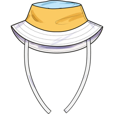 Simplicity Sewing Pattern S3144 Babies Contrast Bodysuit and Bucket Hat 3144 Image 5 From Patternsandplains.com